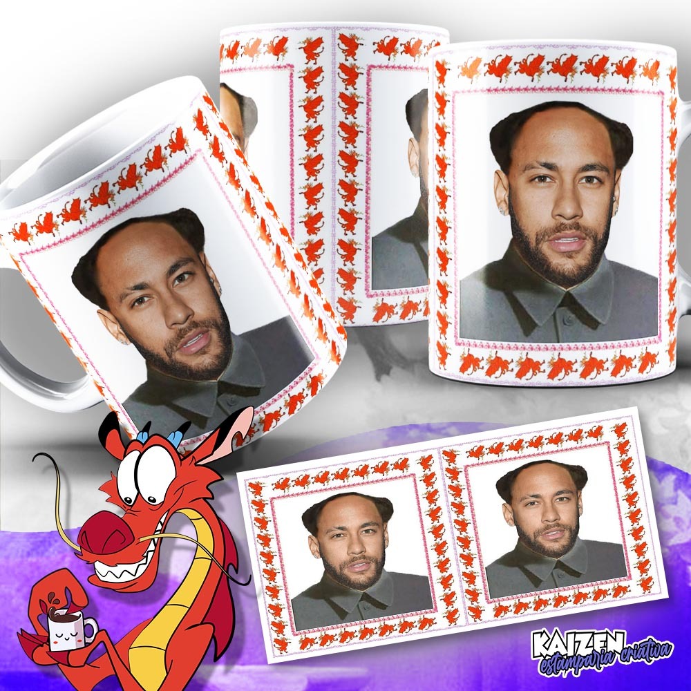 Caneca Meme - Menino Ney Tsé - Bolxina Meme - Social Credit Battle - Ref014 - Cerâmica