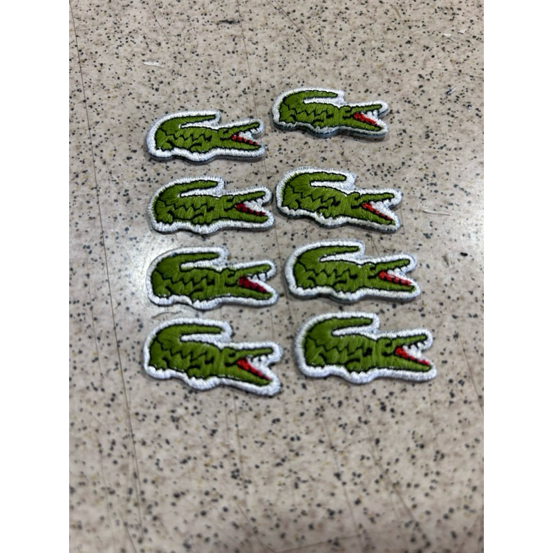 Patch jacaré kit com 50 unidades termocolante | Shopee Brasil