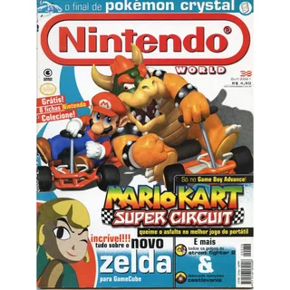 Revista Nintendo World 38 - Mario Kart Super Circuit, Zelda, Castlevania + brindes