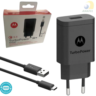 Carregador 50W Turbo Power Carregamento Rápido USB-C+Cabo tipo-C com antel Qucikcharge 5.0