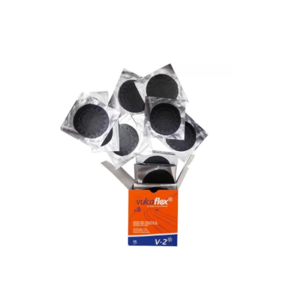Remendo Conserto Reparo V2 Pneu Carro Moto / 20 unid. Vulcaflex