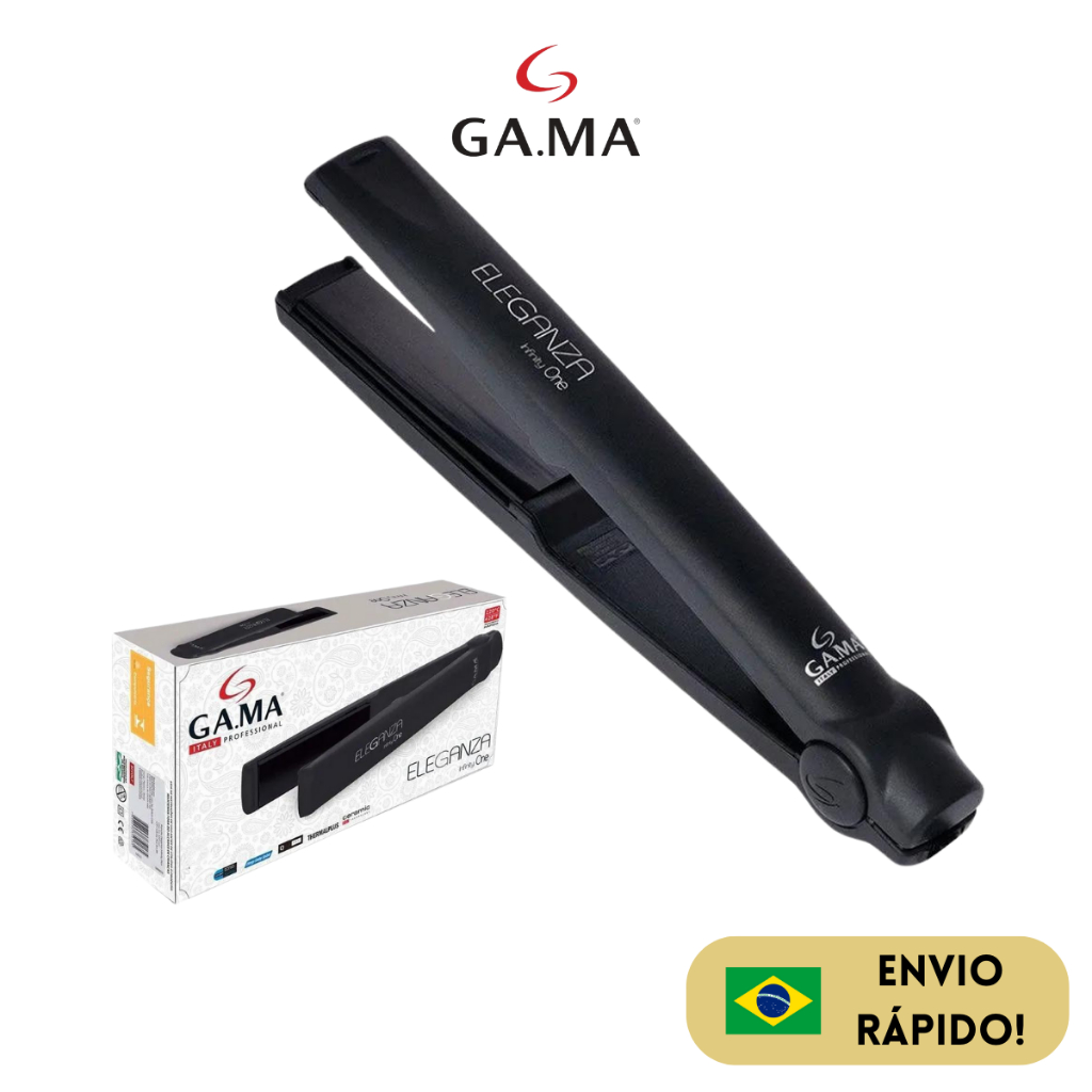 Prancha Alisadora Gama Italy Eleganza Infinity One Profissional Bivolt ...