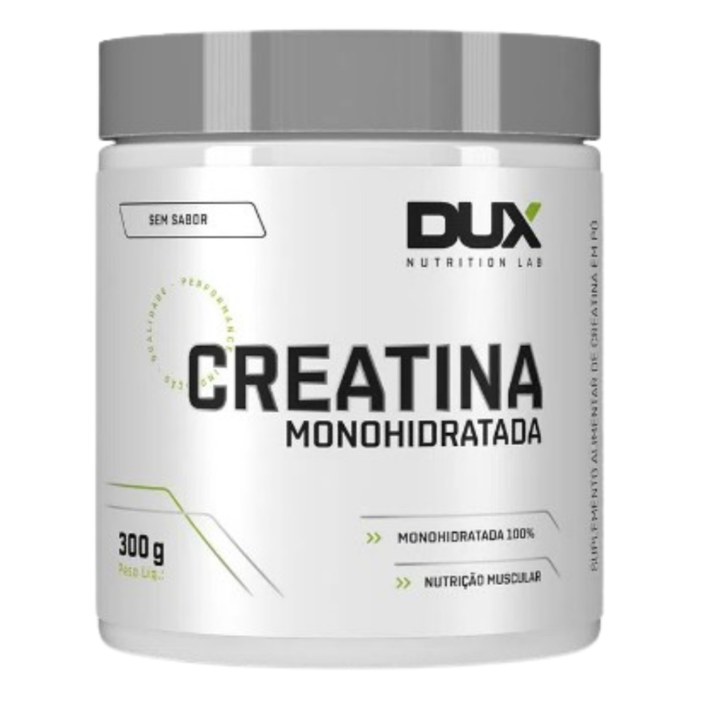 Creatina Monohidratada 300g Suplemento 100% Puro – Dux Nutrition