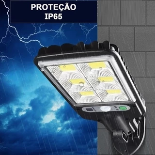 Kit Solar Alta Potencia Econômica Mini Luminária Poste, Mini Luminária 21W Solar Alta Potencia Econômica luminária solar com detector de movimento e acendimento automático luminária solar com detector de movimento e acendimento automático iluminar áreas