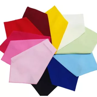 KIT 100 Guardanapos em tecido Premium - Acabamento em overloque - Tamanho 35 X 35cm- Escolha a cor