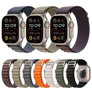 Pulseira de Loop Alpino para Apple Watch Ultra Serie 9 8 7 SE 6 5 4 3 2 1 Banda de nylon 49mm 45mm 44mm 42mm