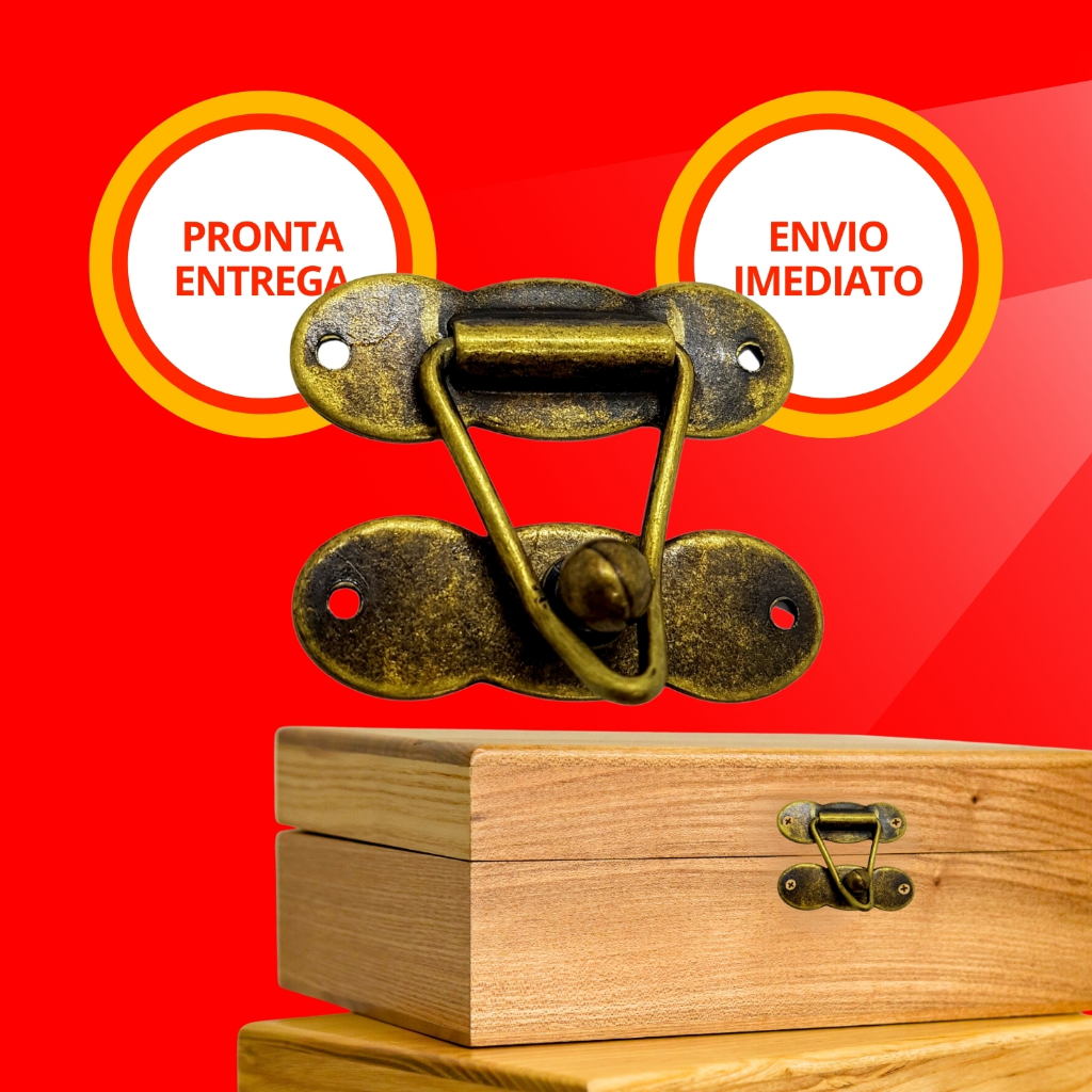 KIT 10 Fecho Para Caixa 27/8 Especial 3,5 m x 2,5 cm Artesanato Cartonagem