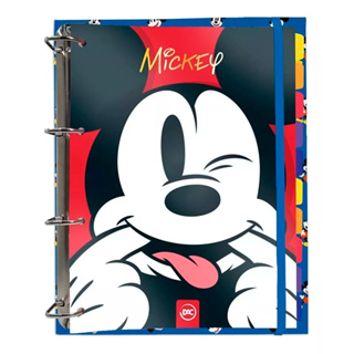 Fichário Universitário Mickey + 144 Folhas - Dac