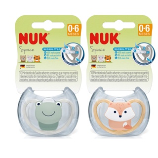 NUK Star Night & Day - Chupetes para bebé (18 a 36 meses) : : Bebé