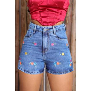 Shorts Jeans Butterfly – Brilho Natural
