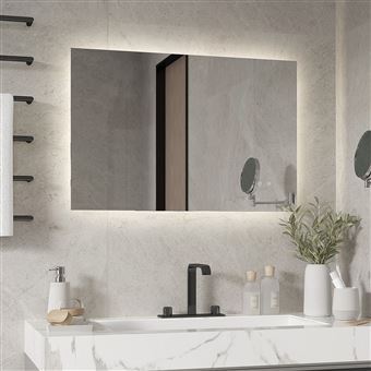 Espelho de Vidro Decorativo de 50 x 40 com Fita Dupla Face ideal para salas quartos cozinhas escritórios e etc.