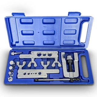 KIT 5/10/15/20 Kit Flangeador 45° Kit 1/8 A 3/4 Com Cortador + Chave De Catraca + Kit Alargador Para Tubos Ar Condicionado Refrigeração