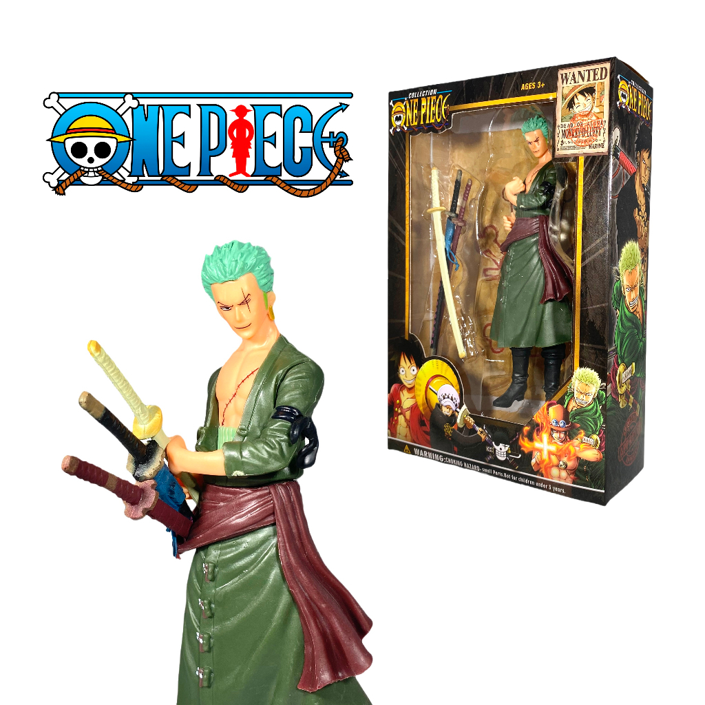 Boneco Roronoa Zoro One Piece 18 cm Action Figure