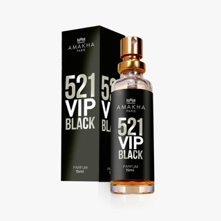 Perfume Masculino 521 Vip Black Amakha Paris 15ml Top KI