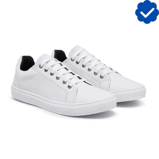 Tenis Branco Masculino Alexander Casual Slim Confort