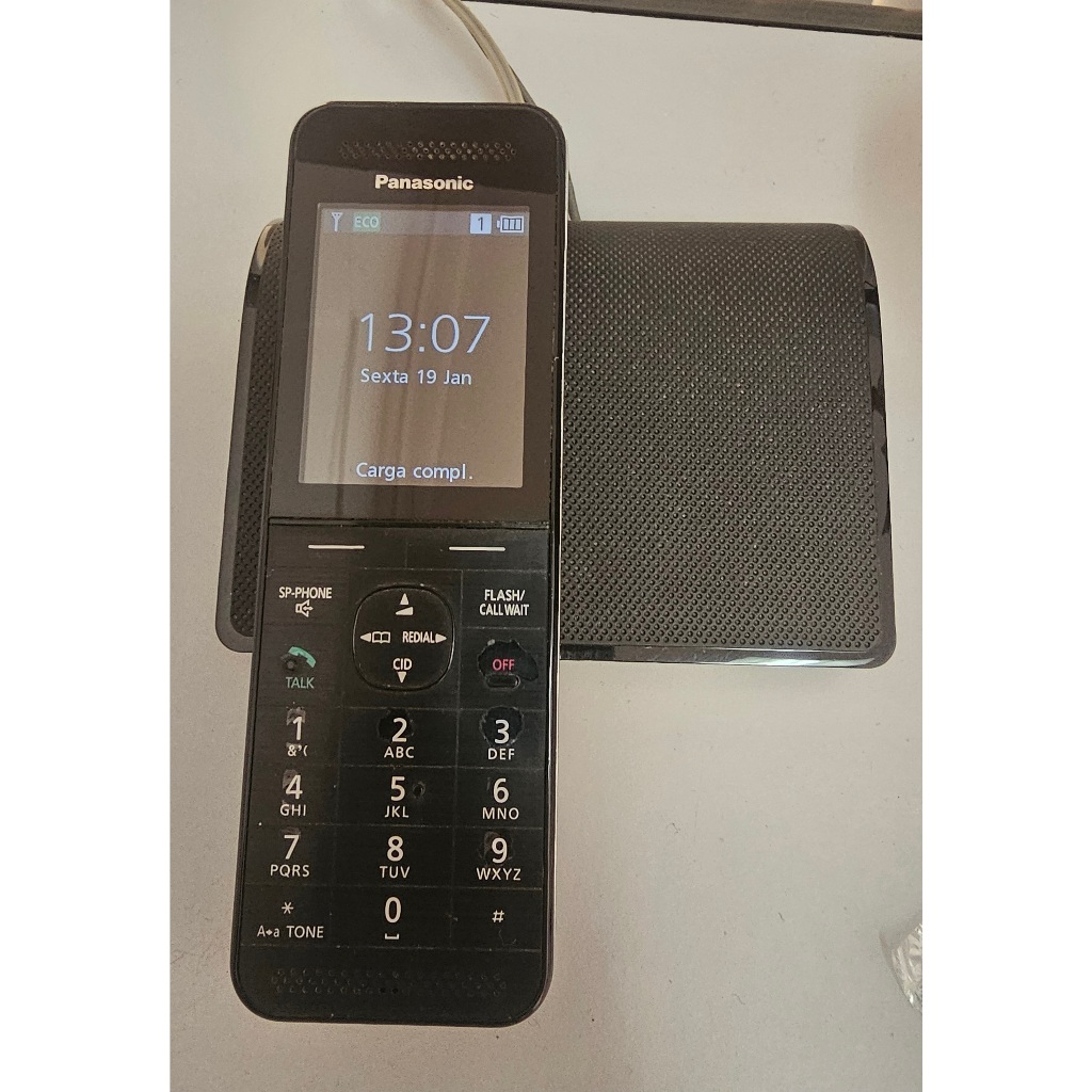 Telefone sem Fio Panasonic com 2 Ramais KXTG6713 em Promoção é no Bondfaro