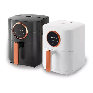 Fritadeira Elétrica sem Óleo 4L Air Fryer Gaabor Digital Touch 220V / 127V - Grafite / Branco - 1400W