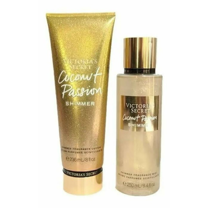 Kit Body Splash E Hidratante Corporal Victorias Secret Coconut Passion