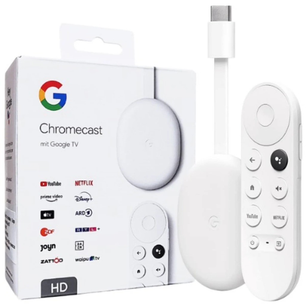 Google Chromecast Tv 4 Hd Media Streaming Voz