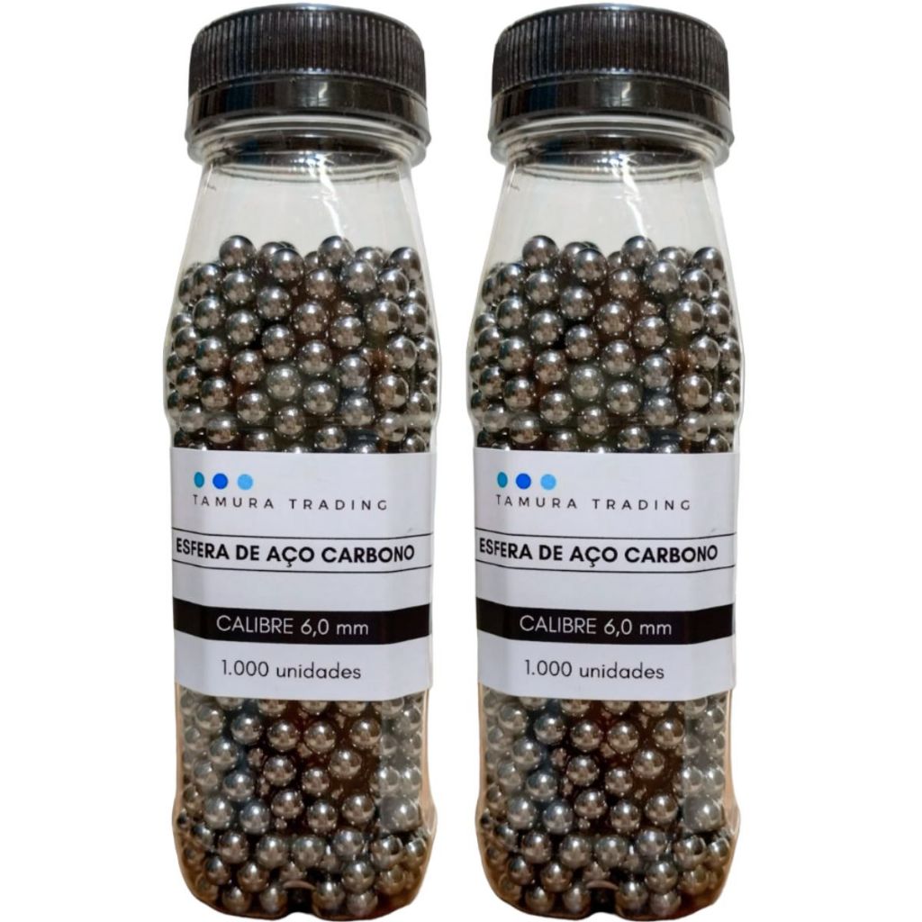 Esfera 6mm De Aço Carbono - 2000 Un