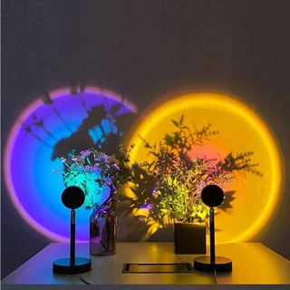 Luminária Noturna Projetor Led Sunset Light Instagram Tiktok