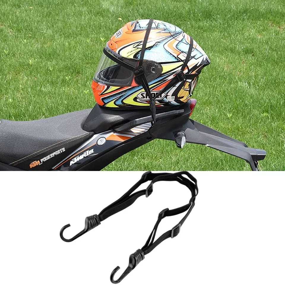 Stick Corda Rede Elástica Reforçada Para Capacete E Caixas Bagageiro Modelo Esportivo