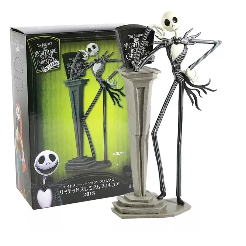 Action Figure Jack Skellington -jack Esqueleto 30cm Na Caixa