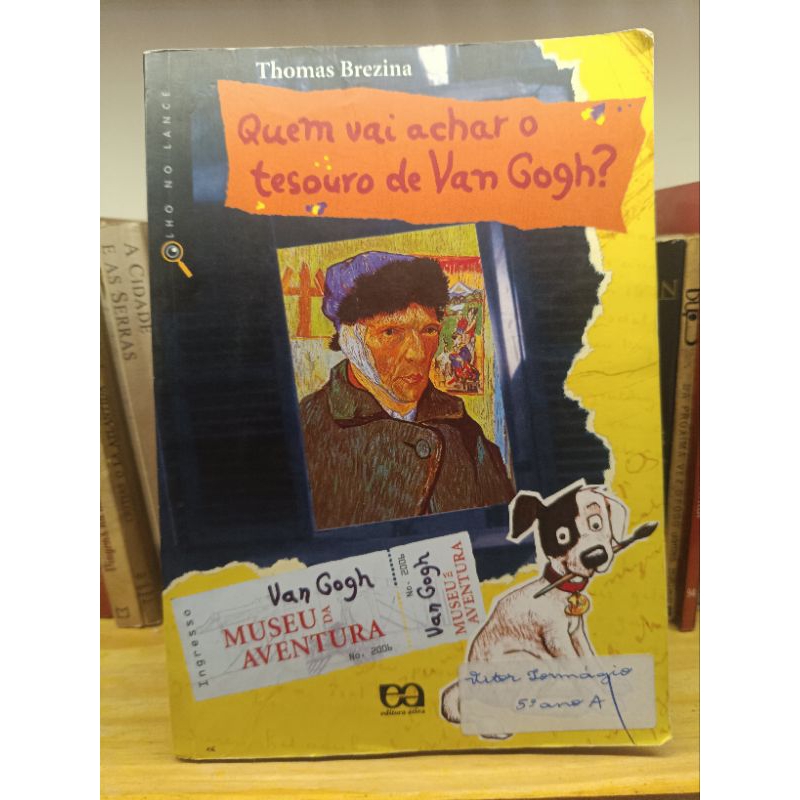 Livro quem vai achar o tesouro de Van Gogh? | Shopee Brasil