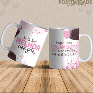 Canecas Personalizadas Porcelana, Varias artes POSITIVIDADE