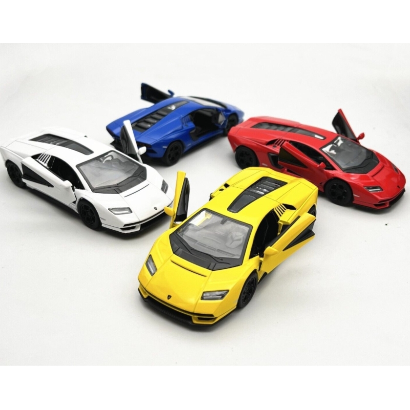 Miniatura carrinho Lamborghini Countach Lpi 800-4 abre as portas a fricção