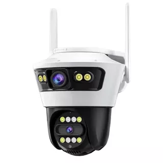 Câmera De Segurança IP Full Hd Wifi Espiã 360 Externa Yoosee Smart Camera Jortan 4 Dupla