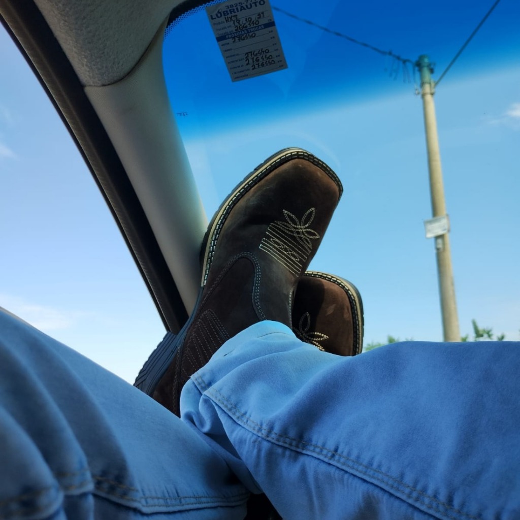 Bota Agropecuária Country Bico Quadrado Unissex Texana Rodeio