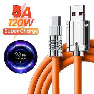 Cabo Usb Carregador Ultra Rápido | V8 Tipo C Iphone Resistente Reforçado Original