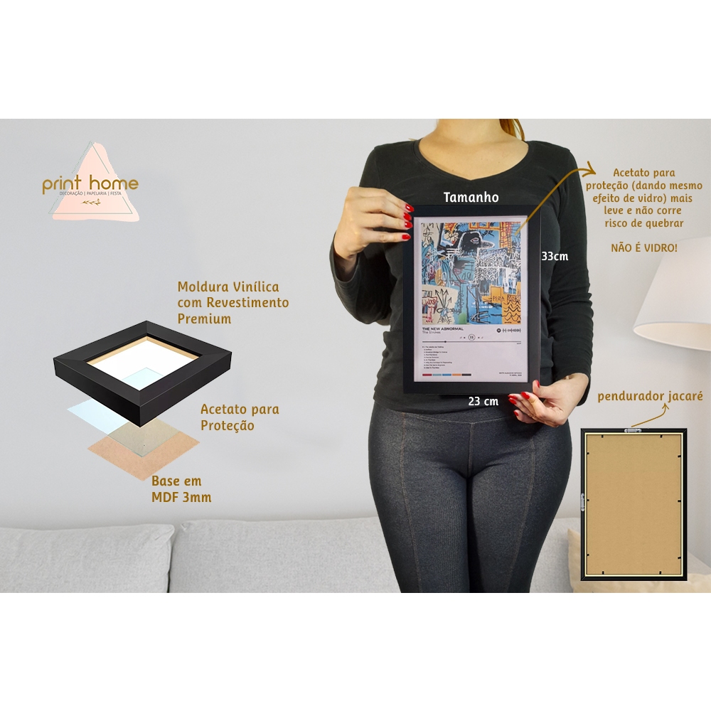 Quadro Moldura Spotify BTS Love Yourself Answer | Shopee Brasil