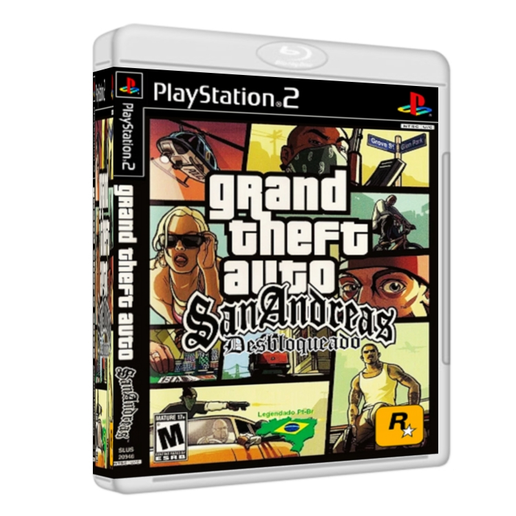 Ps2 Jogo Grand Theft Auto San Andreas para Playstation 2 | Shopee Brasil