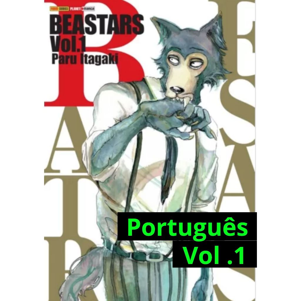 Beastars Volume 1 Mangá ( Novo - Lacrado) Português | Shopee Brasil