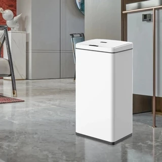 Lixeira Retangular Para Cozinha 50L com Sensor de Proximidade