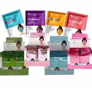 Box Máscara Facial Sachê Max Love Sortido 60 unis