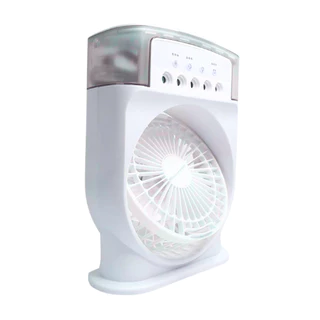 Mini Ventilador Portátil Umidificador Ventilador de Mesa Refrigerador De Ar Ventilador Umidificador Cor Branco