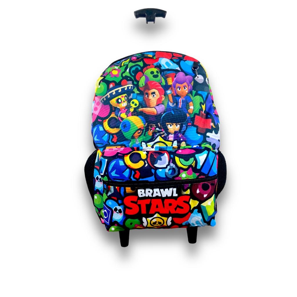 Bawl Stars Mochila Brawl Stars Oficial Negro Acolchada Y Con