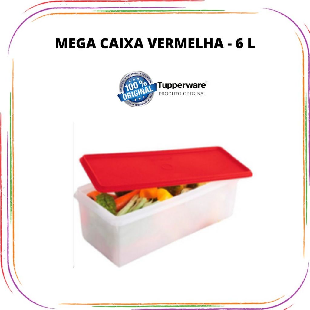 Tupperware Mega Caixa - 6 litros | Shopee Brasil