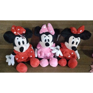 Minnie vermelha Mickey e Minnie kit com os 3 pelúcia decoração mede 28 cm cada oferta
