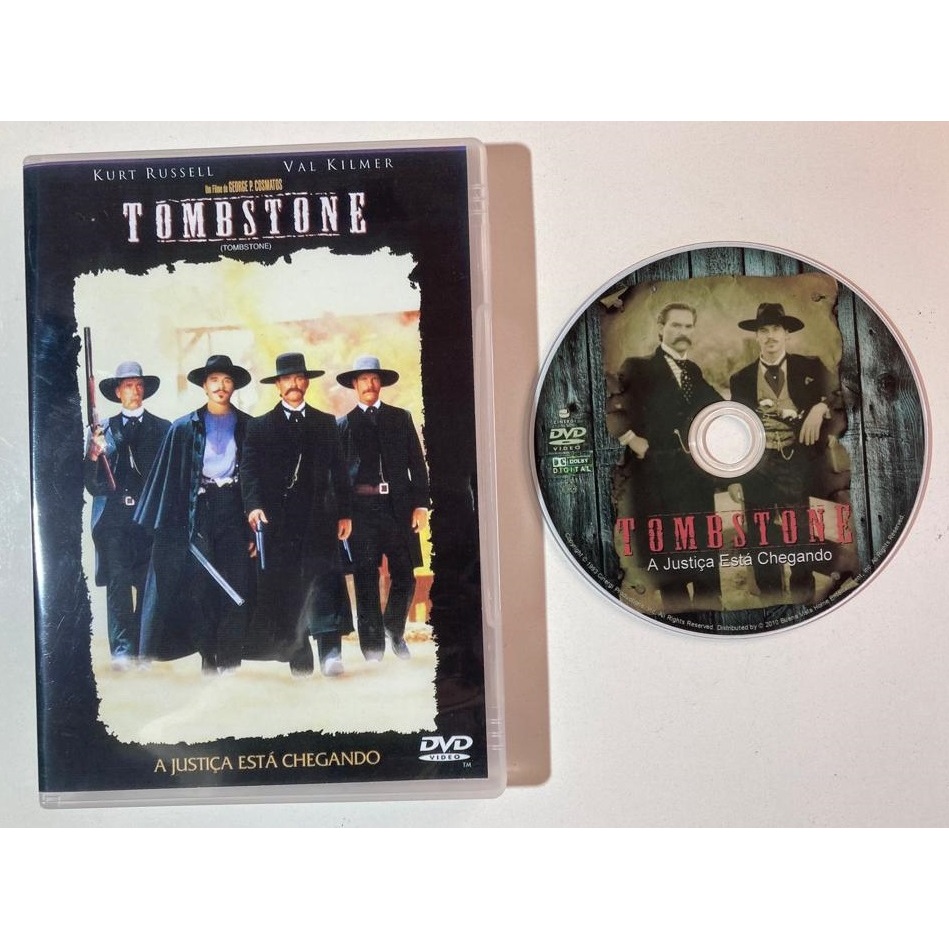 DVD - Tombstone - A Justiça Está Chegando - Dublado e Legendado