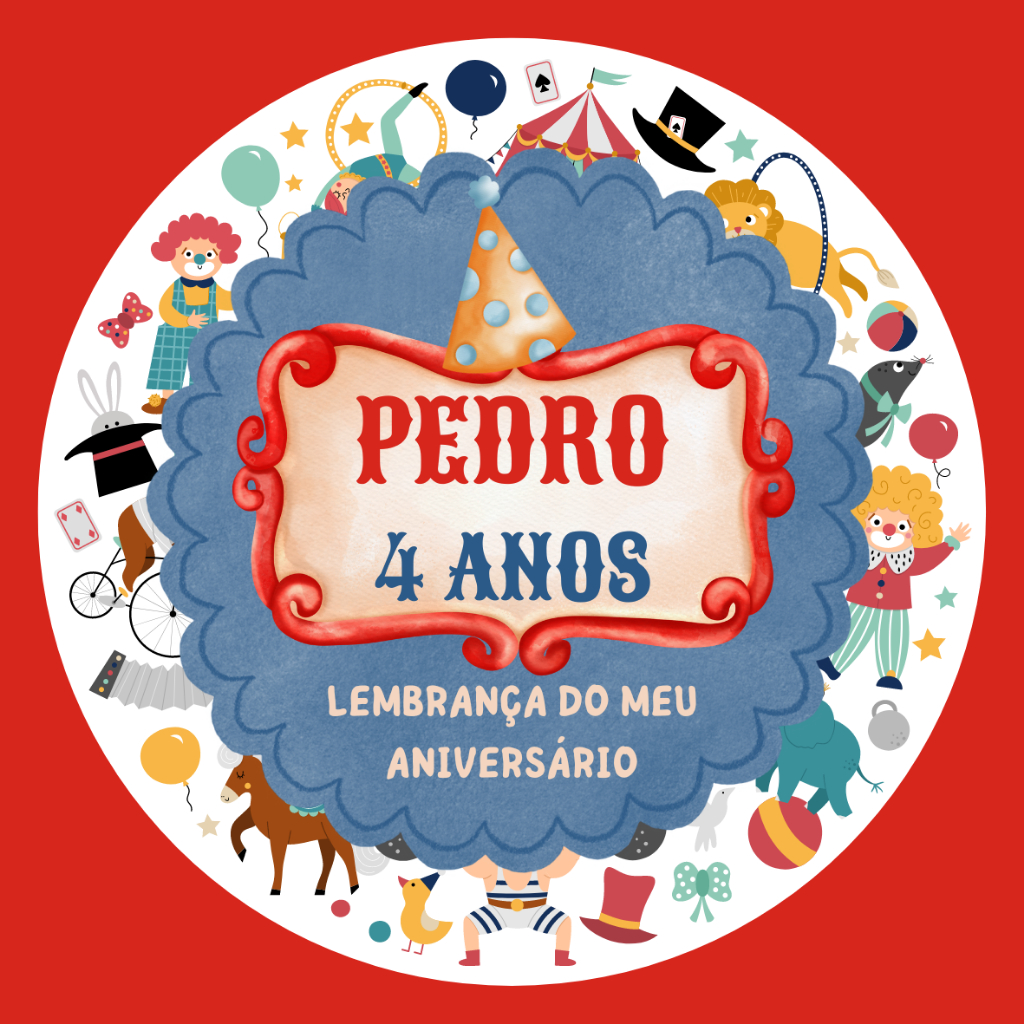 60 Tag Circo C/Furo Festa Lembrancinhas Personalizado | Shopee Brasil