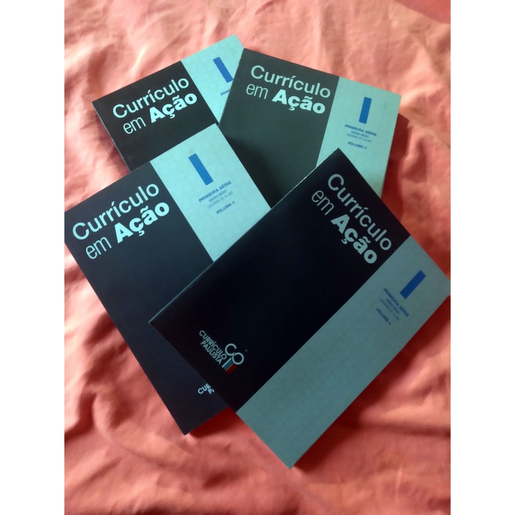 CURRÍCULO EM AÇÃO - CADERNO DO ALUNO - 4 VOLUMES | Shopee Brasil