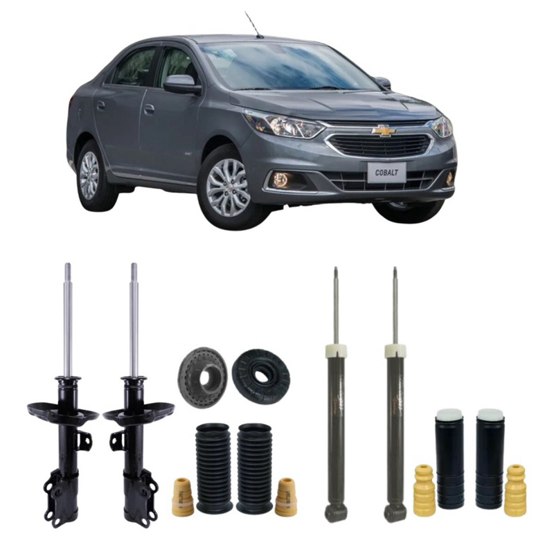Kit 4 Amortecedor Diant/tras Cofap Cobalt 2012 A 2021 + Kits