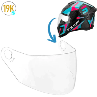 Viseira Cristal Capacete Pro Tork Stealth VI-34