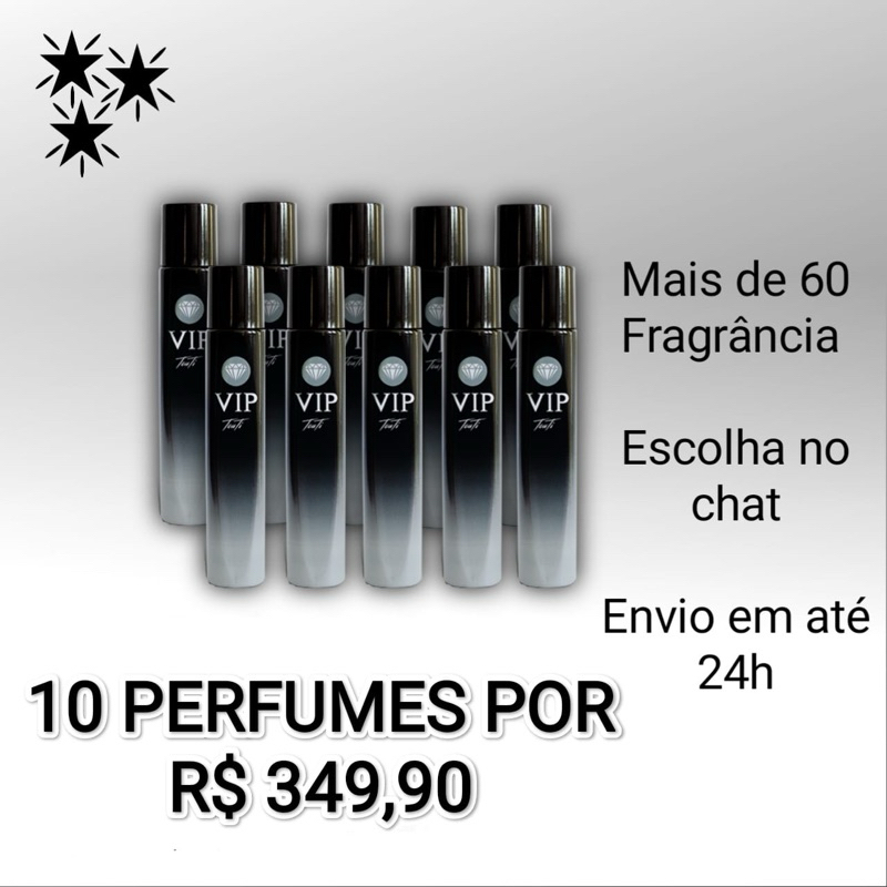 Perfumes Touti Vip/ (Atacado kit/10 )