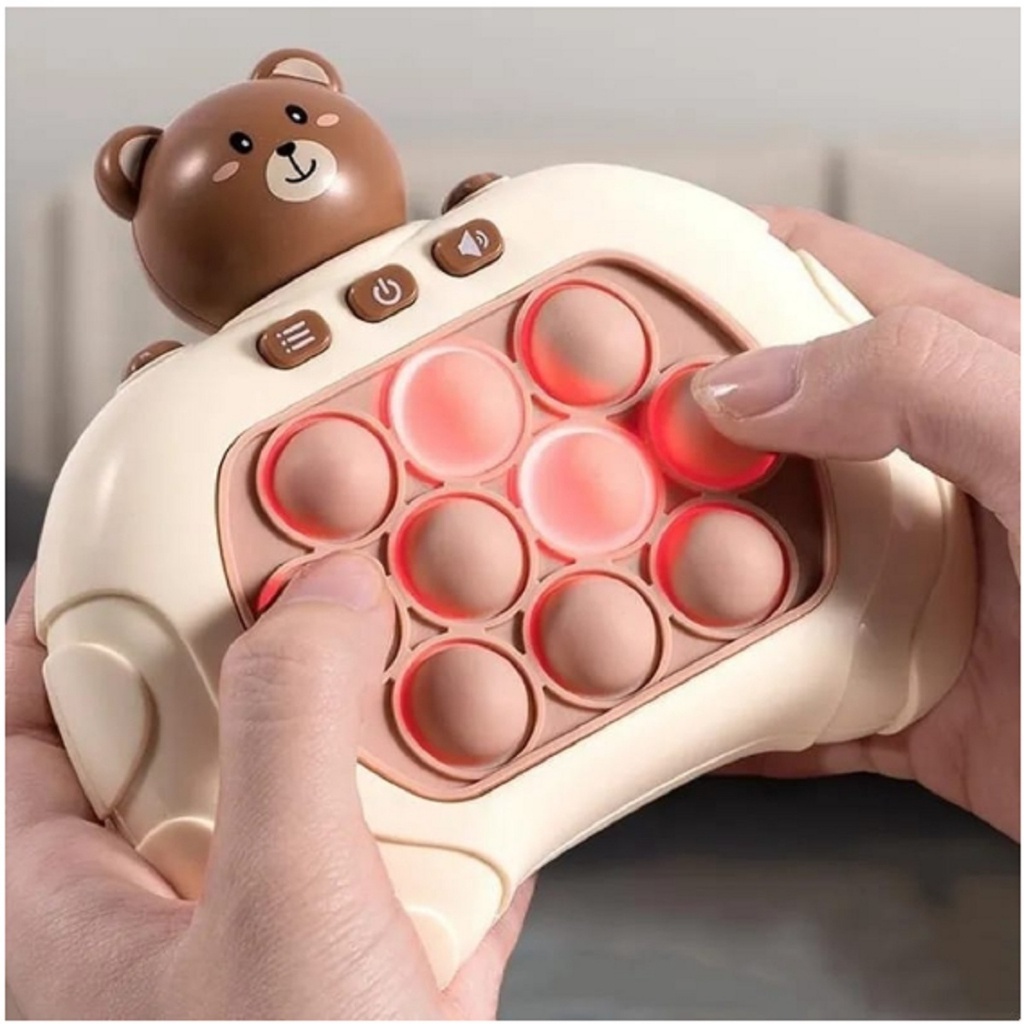 Popeti Gamer Pop It Eletrônico Jogo Anti Stress Popit Popite (COELHO)