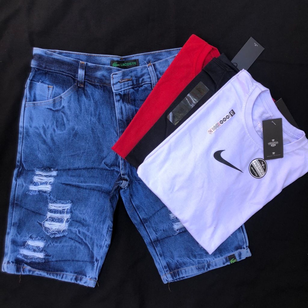 Bermuda jeans 2024 da nike